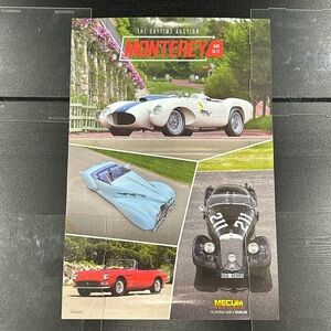 Monterey Car Week Mecum Auction Poster